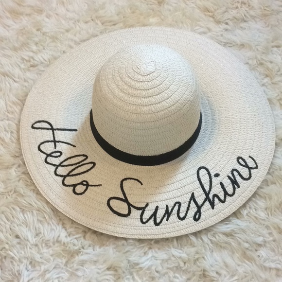 none Accessories - Hello Sunshine floppy sun hat